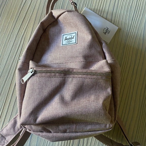 Herschel Supply Co. Nova Mini Backpack in Ash Rose Crosshatch - Picture 4 of 6